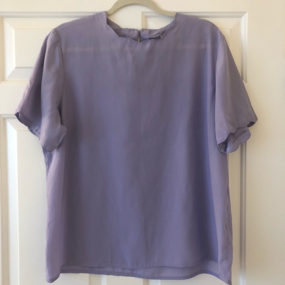 SARA STEPHEN Tops - SARA STEPHEN vintage lavender blouse